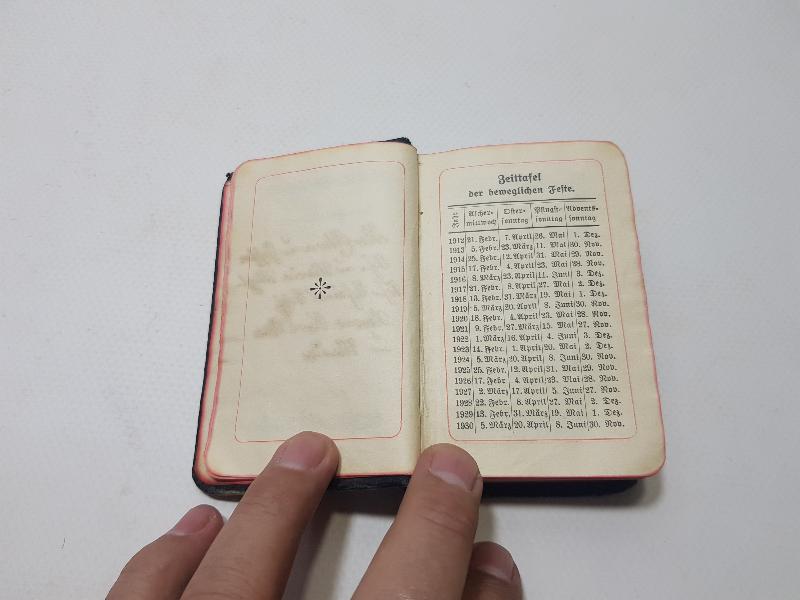 1912 TARİHLİ ALMANCA İNCİL