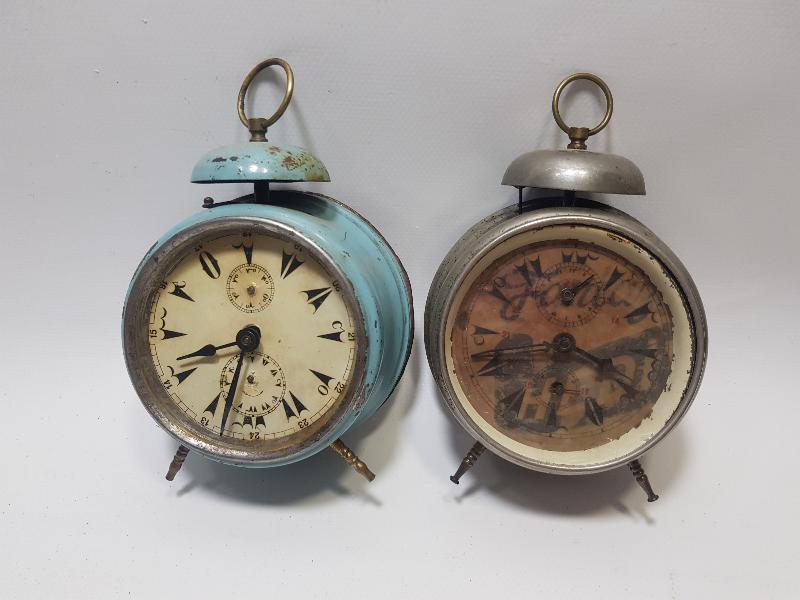 İKİ ADET OSMANLI MASA SAATİ