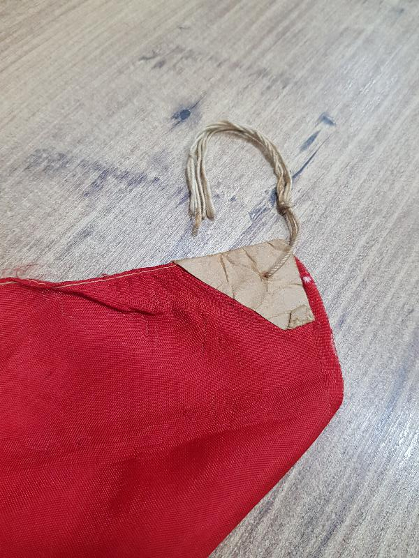 KORE SAVAŞI ÇOK NADİR ASKERİ İPEK TÜRK BAYRAĞI