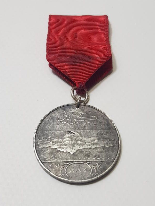 OSMANLI GÜMÜŞ GİRİT MADALYASI