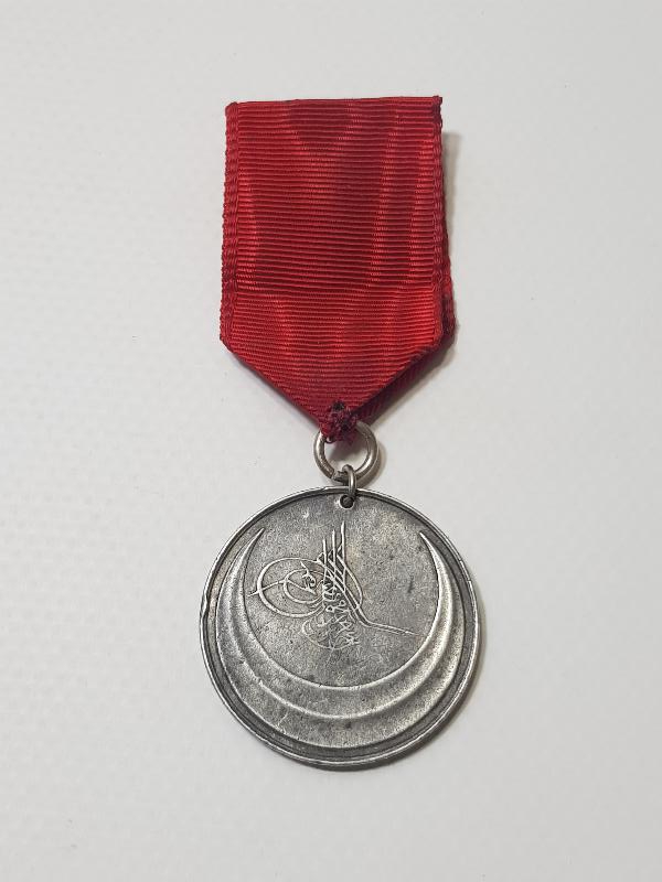 OSMANLI GÜMÜŞ GİRİT MADALYASI