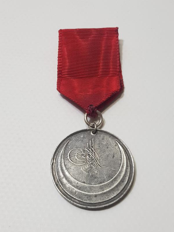 OSMANLI GÜMÜŞ GİRİT MADALYASI