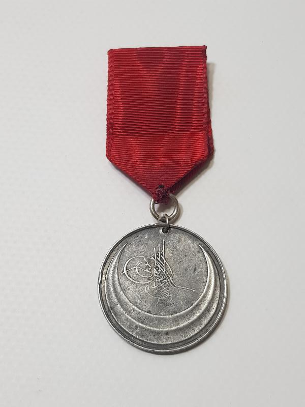 OSMANLI GÜMÜŞ GİRİT MADALYASI