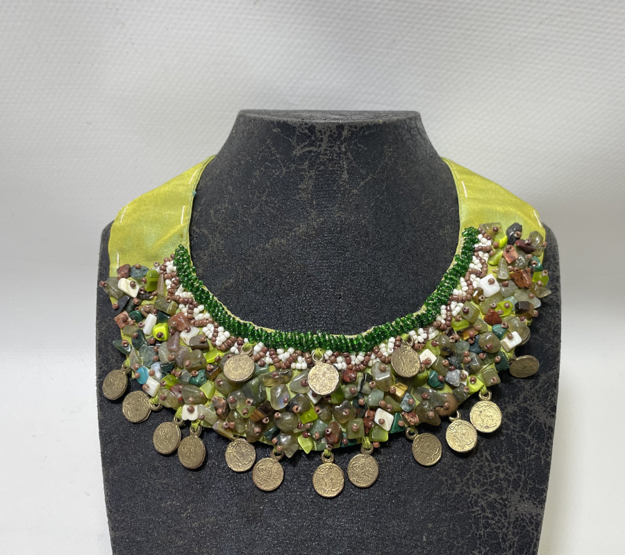 DOĞAL TAŞLI EL YAPIMI GERDANLIK