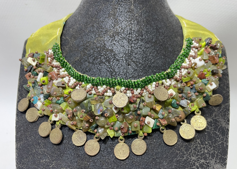 DOĞAL TAŞLI EL YAPIMI GERDANLIK