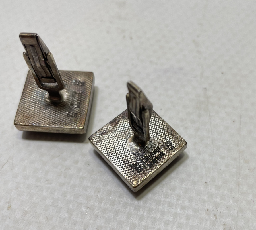 OLTU TAŞLI GÜMÜŞ KOL DÜĞMELERİ