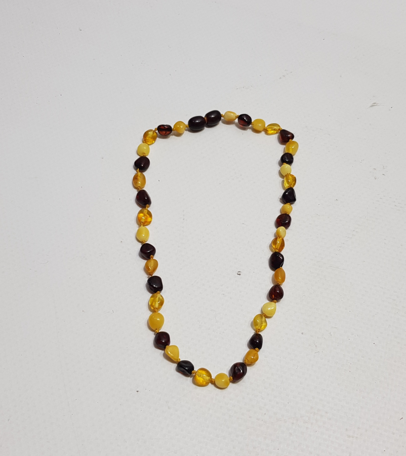 DAMLA KEHRİBAR BEBEK DİŞ KOLYESİ