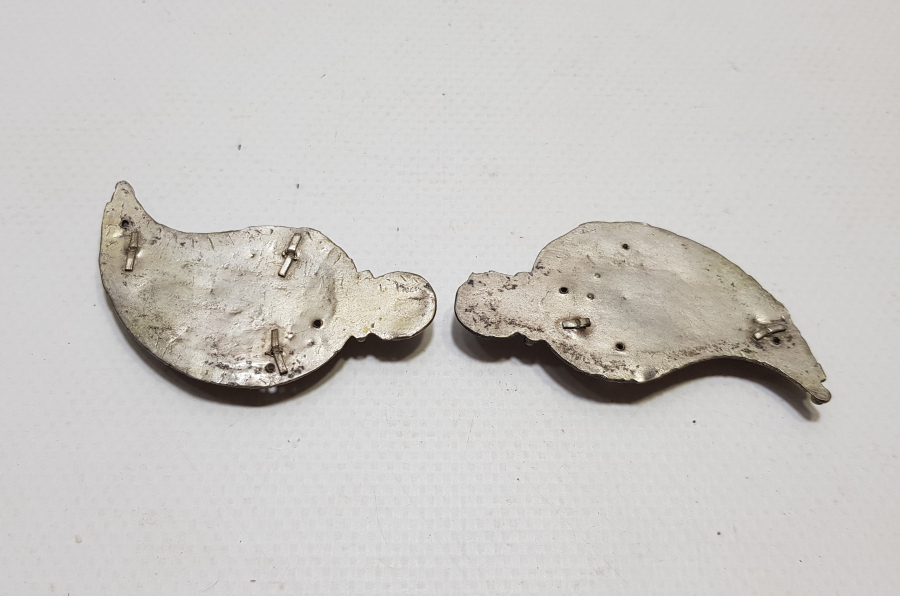 GÜHERZE İŞÇİLİKLİ OSMANLI DÖNEMİ BÜYÜK BOY ÇİFT CEPKEN DÜĞMESİ