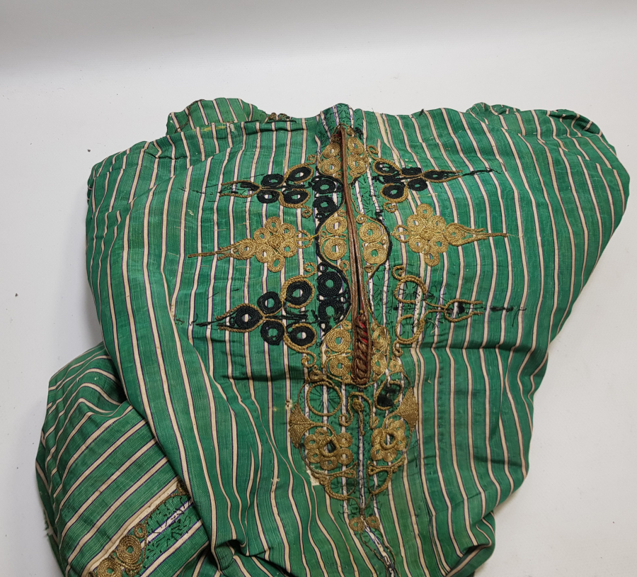 GÜMÜŞ VE SIRMA VE İPEK İBRİŞİMLİ OSMANLI DÖNEMİ ŞALVAR