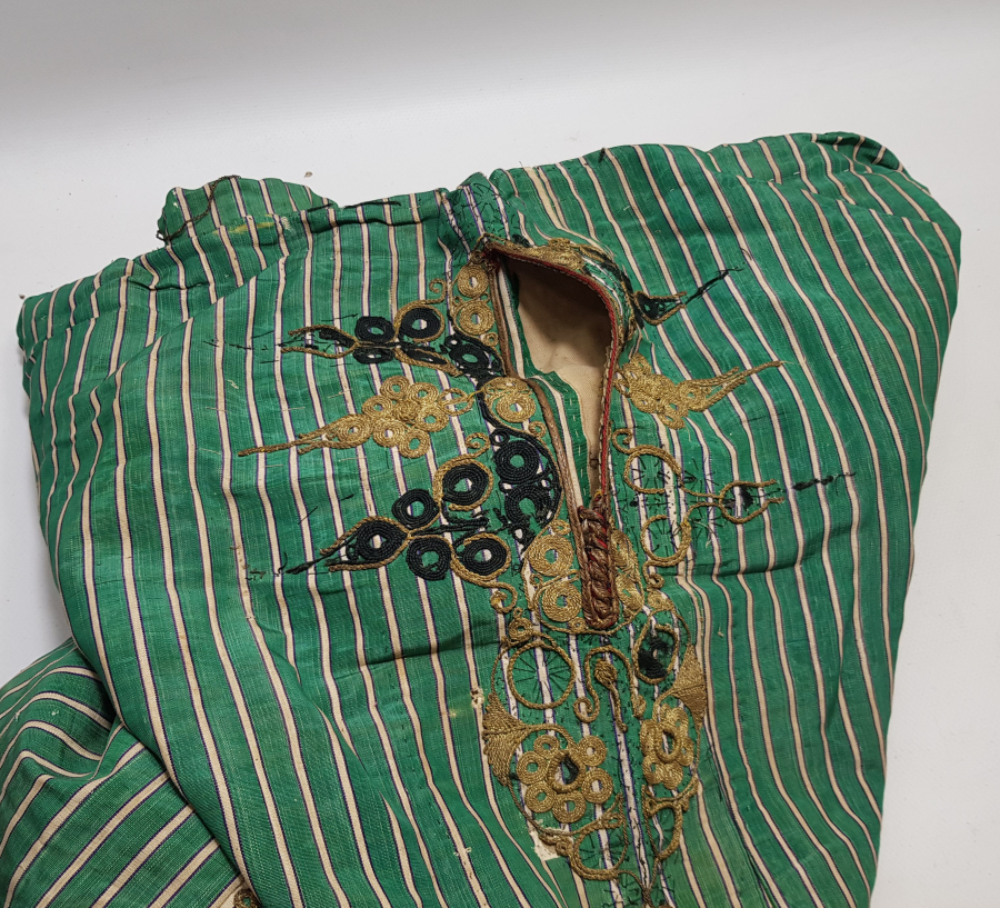 GÜMÜŞ VE SIRMA VE İPEK İBRİŞİMLİ OSMANLI DÖNEMİ ŞALVAR