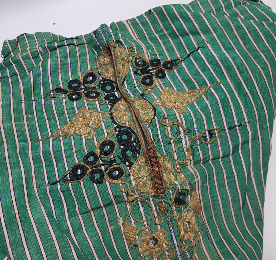 GÜMÜŞ VE SIRMA VE İPEK İBRİŞİMLİ OSMANLI DÖNEMİ ŞALVAR