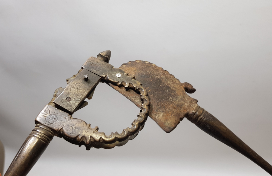 OSMANLI DÖNEMİ 1800 BAŞLARI ÜZERİ İŞLEMELİ ÇOK NADİR SÜNNETÇİ MAKASI