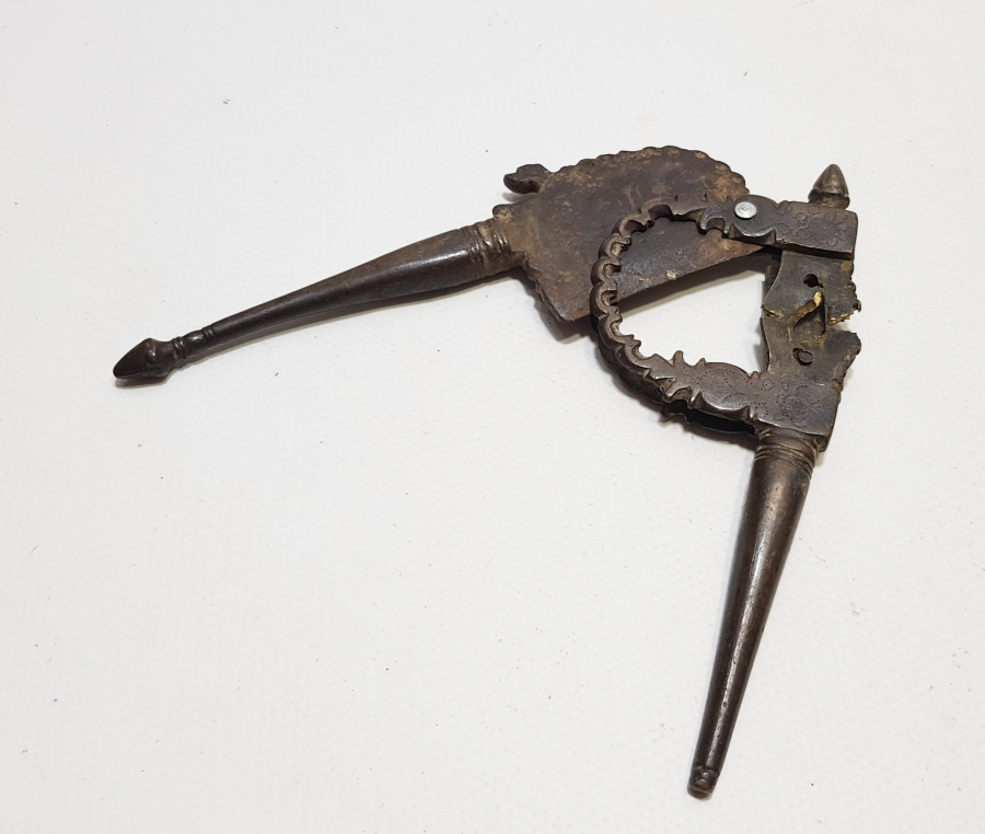 OSMANLI DÖNEMİ 1800 BAŞLARI ÜZERİ İŞLEMELİ ÇOK NADİR SÜNNETÇİ MAKASI