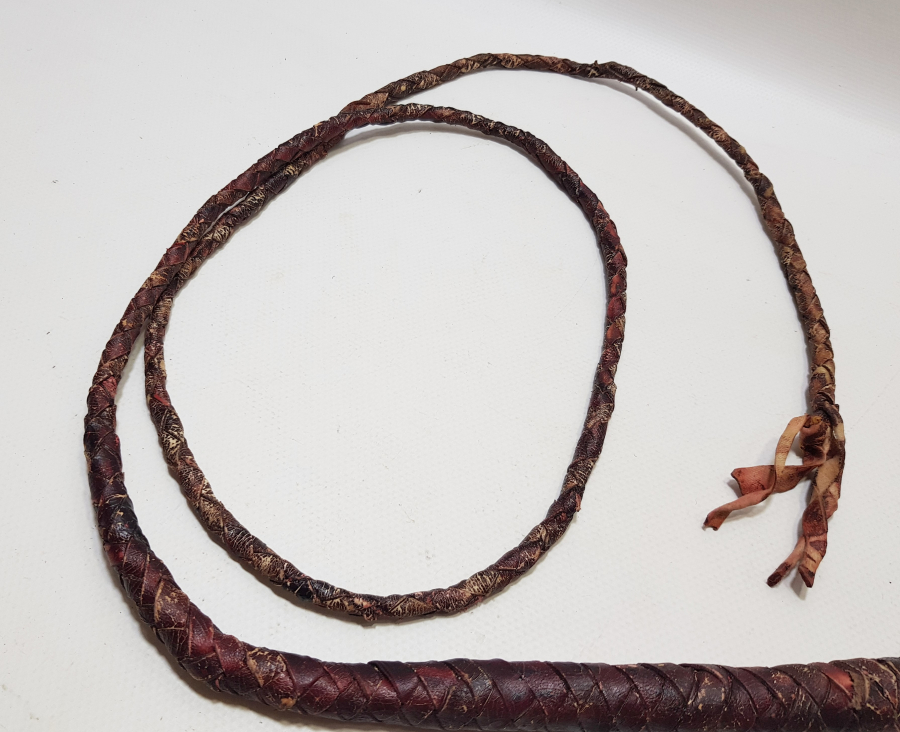 OSMANLI DÖNEMİ DERİDEN MAMUL ÇOK NADİR FAYTON KIRBACI