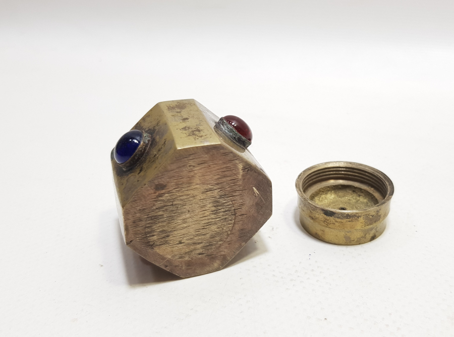 OSMANLI DÖNEMİ DOĞAL TAŞLARLA SÜSLÜ ÇOK NADİR GÜMÜŞ HATTAT RIHTANI