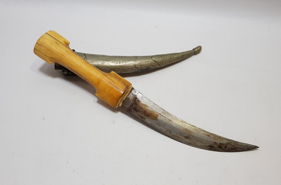 OSMANLI DÖNEMİ MORS DİŞLİ SEYMEN KAMASI