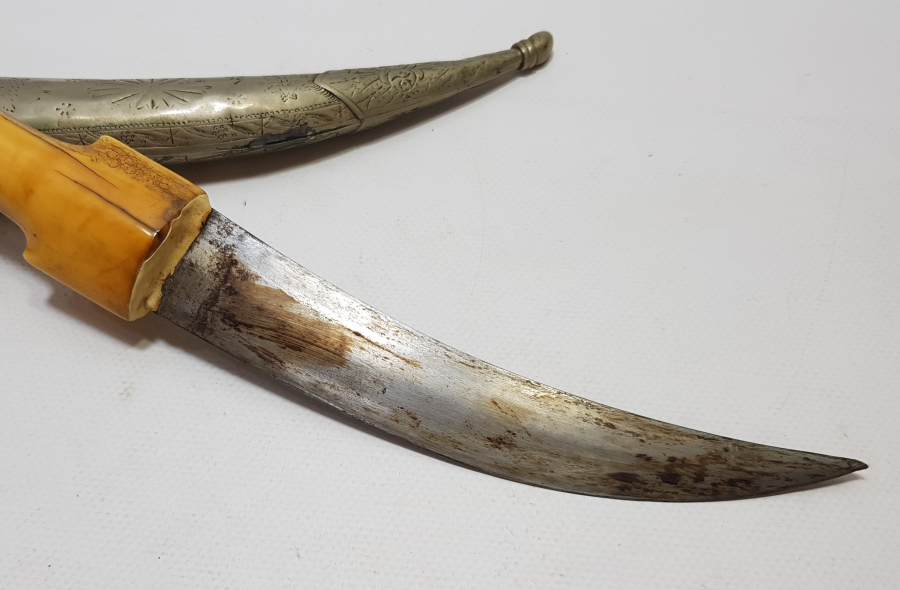 OSMANLI DÖNEMİ MORS DİŞLİ SEYMEN KAMASI