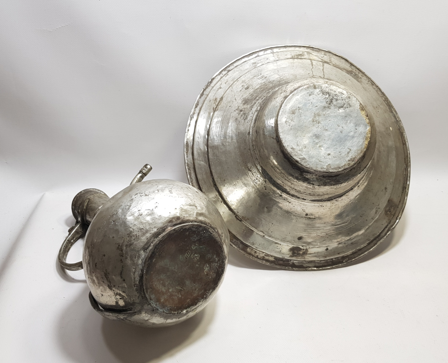 OSMANLI DÖNEMİ TEKKE İŞİ MEVLEVİ LEĞEN İBRİK TAKIMI