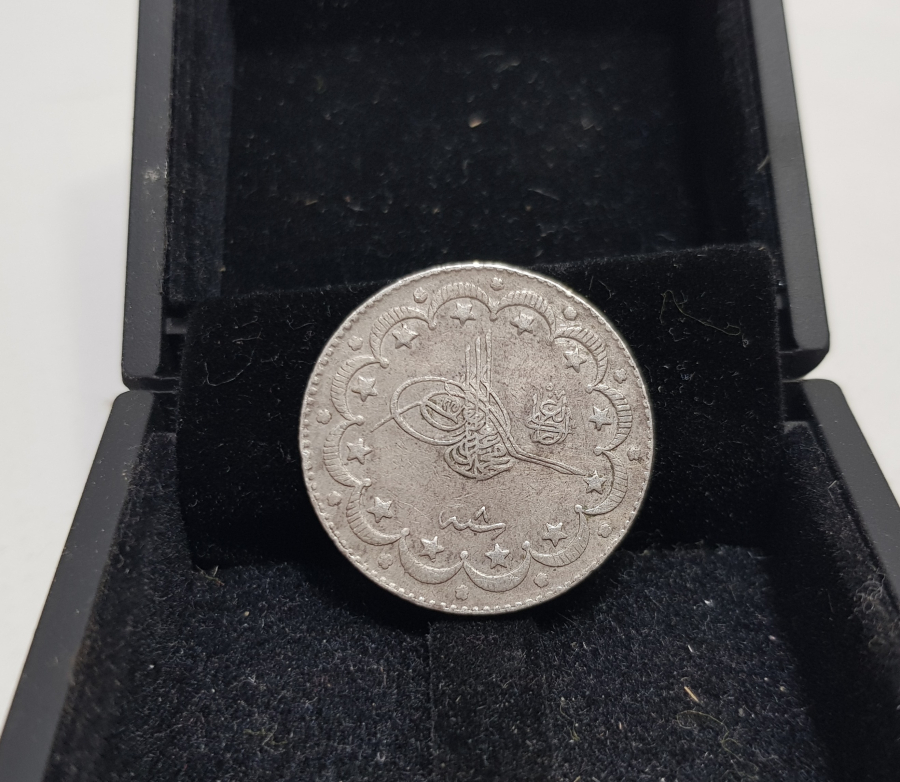 SULTAN MEHMET REŞAT DÖNEMİ GÜMÜŞ 10 KURUŞ MECİDİYE