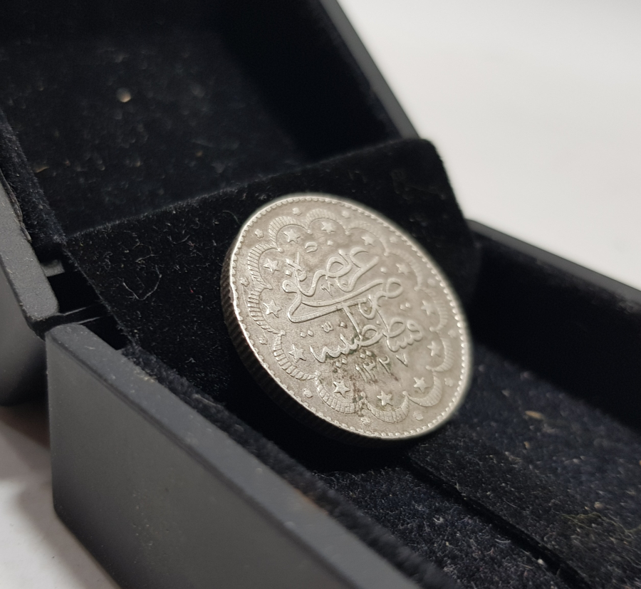 SULTAN MEHMET REŞAT DÖNEMİ GÜMÜŞ 10 KURUŞ MECİDİYE