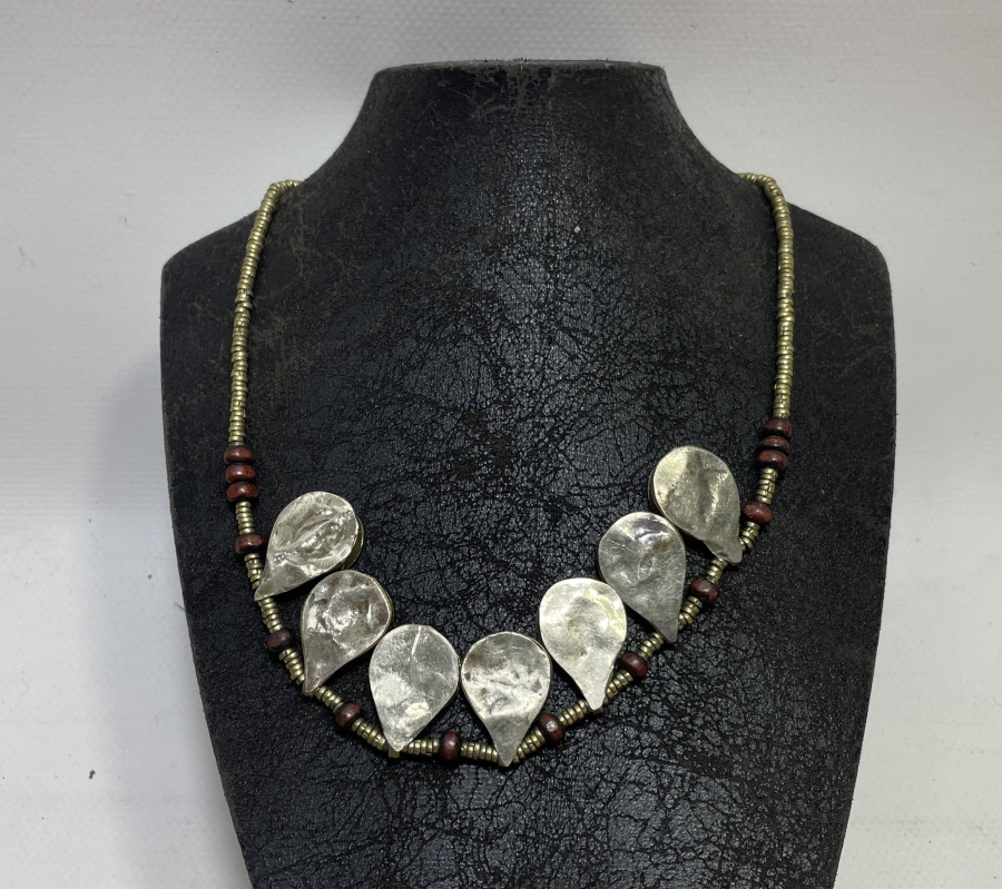 TURKUAZ TAŞLI ANTİKA TÜRKMEN İŞİ GERDANLIK