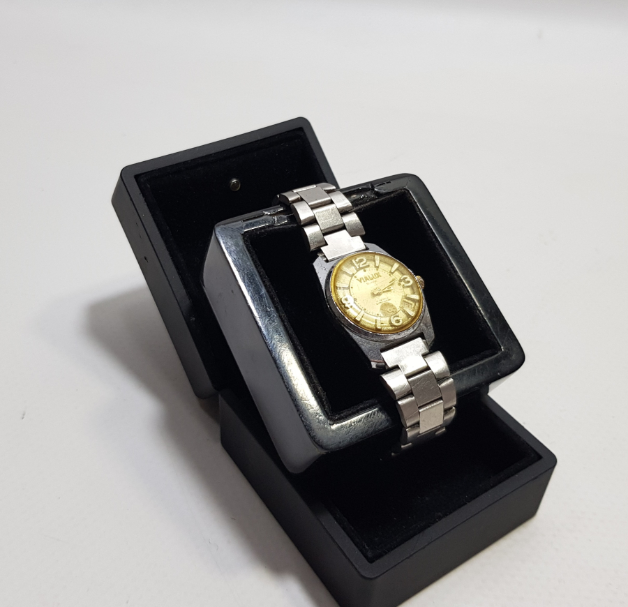 VIALUX MARKA ANTİKA KURMALI KOL SAATİ