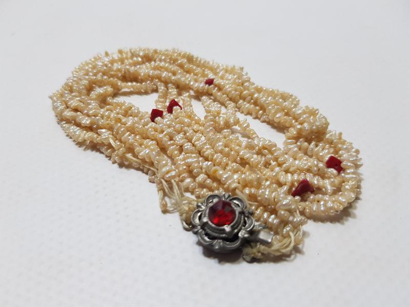 OSMANLI DÖNEMİ MERCAN TAŞLI KUM İNCİ