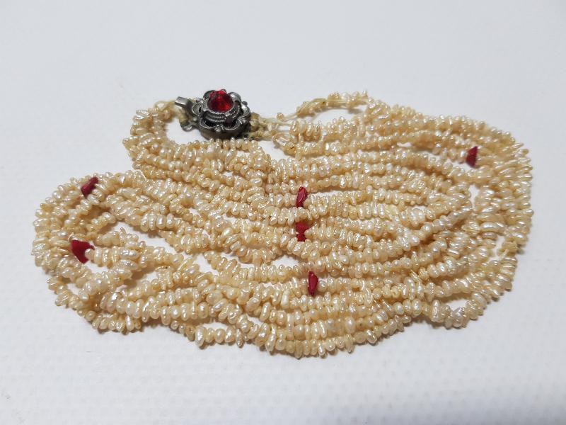 OSMANLI DÖNEMİ MERCAN TAŞLI KUM İNCİ