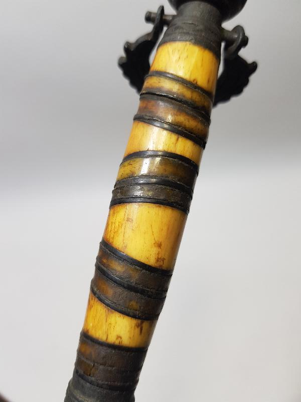 OSMANLI DÖNEMİ MORS DİŞİ SAPLI ÇOK NADİR PİŞTOV HARBİSİ