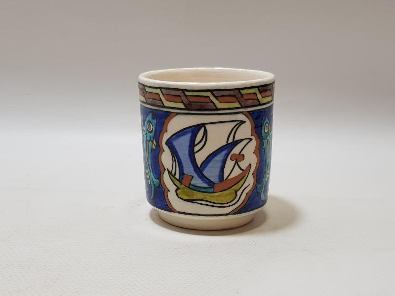 MEŞHUR KÜTAHYA SERAMİK USTASI SITKI İMZALI BARDAK