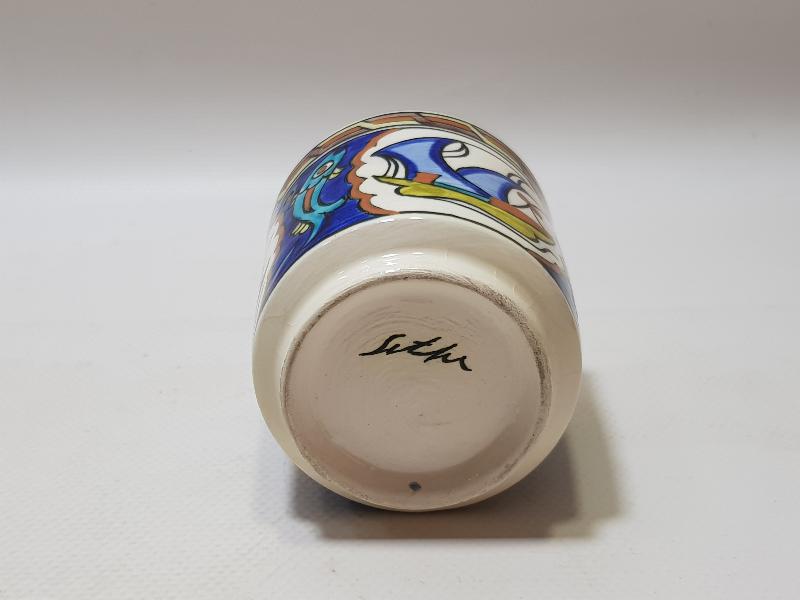 MEŞHUR KÜTAHYA SERAMİK USTASI SITKI İMZALI BARDAK