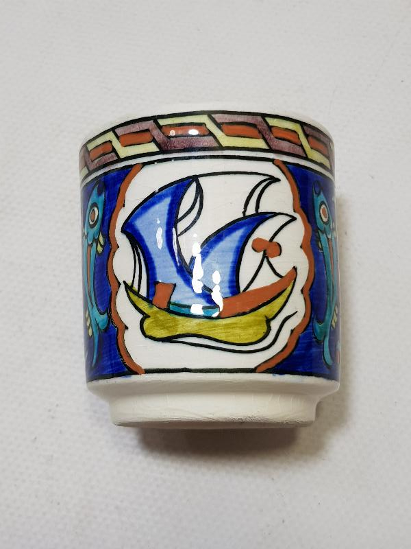 MEŞHUR KÜTAHYA SERAMİK USTASI SITKI İMZALI BARDAK