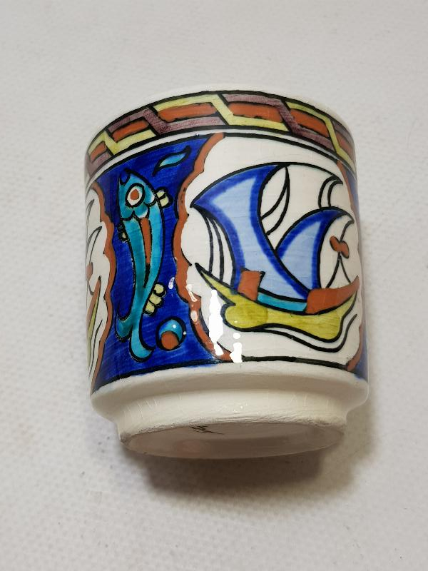 MEŞHUR KÜTAHYA SERAMİK USTASI SITKI İMZALI BARDAK