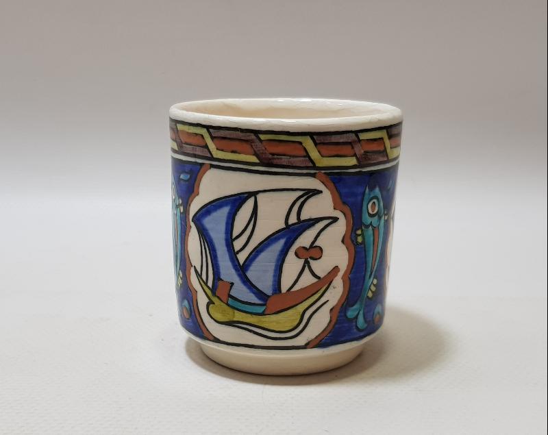 MEŞHUR KÜTAHYA SERAMİK USTASI SITKI İMZALI BARDAK