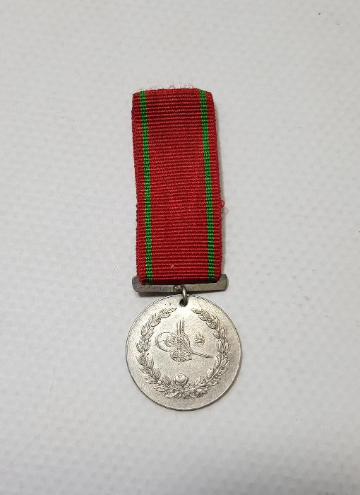 OSMANLI DÖNEMİ GÜMÜŞ YUNAN MUHAREBESİ MADALYASI