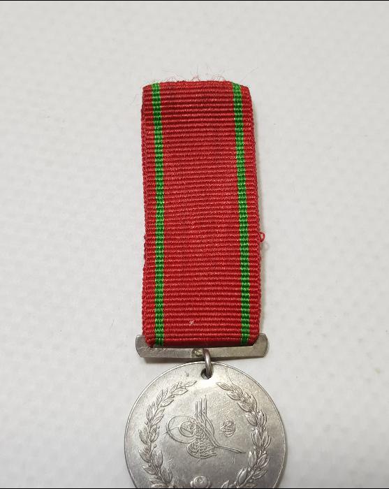 OSMANLI DÖNEMİ GÜMÜŞ YUNAN MUHAREBESİ MADALYASI