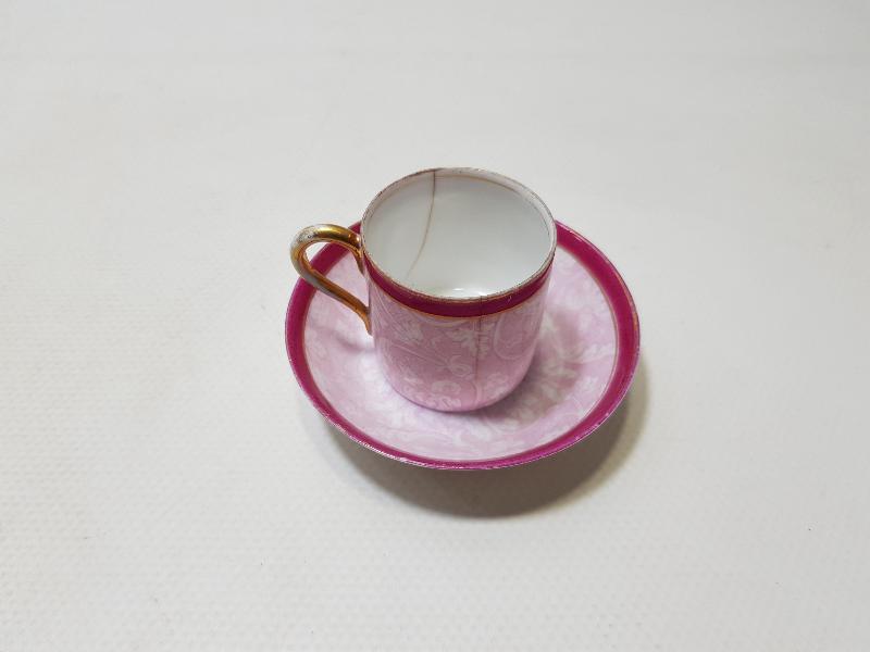 OSMANLI DÖNEMİ RUS DAMGALI KAHVE FİNCANI