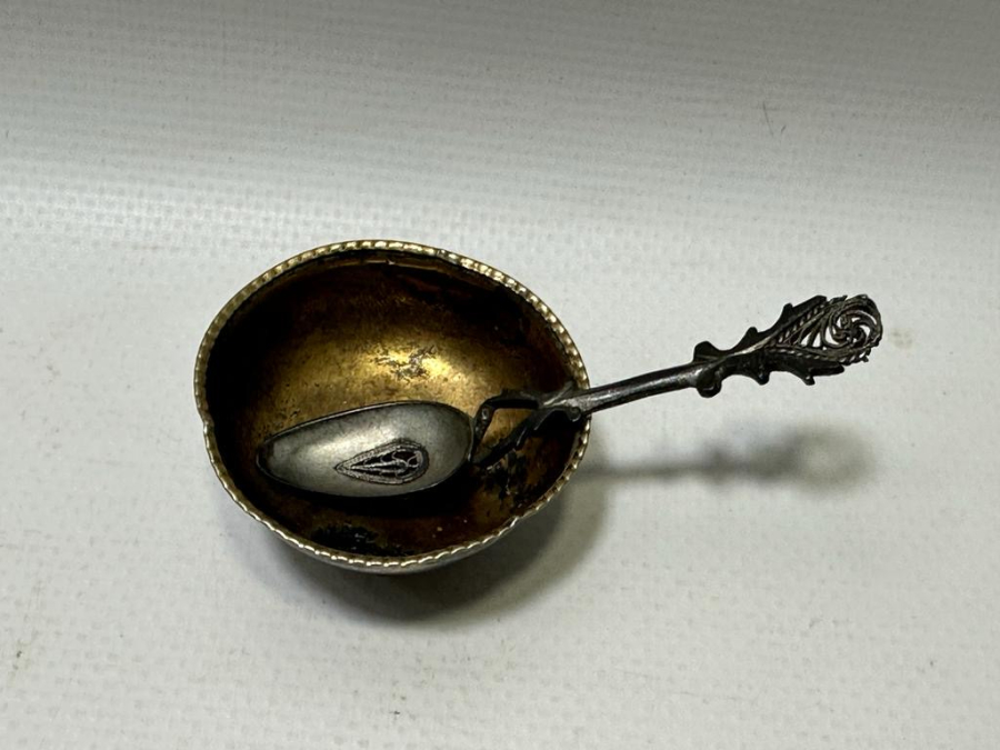 ANTİKA GÜMÜŞ HAVYARLIK