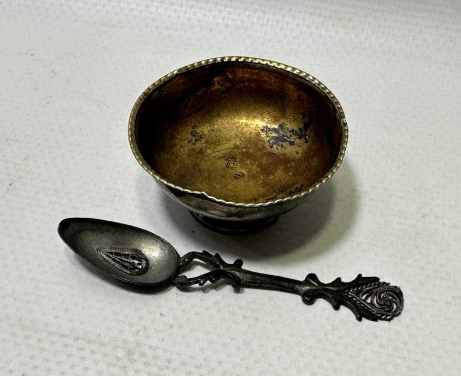 ANTİKA GÜMÜŞ HAVYARLIK