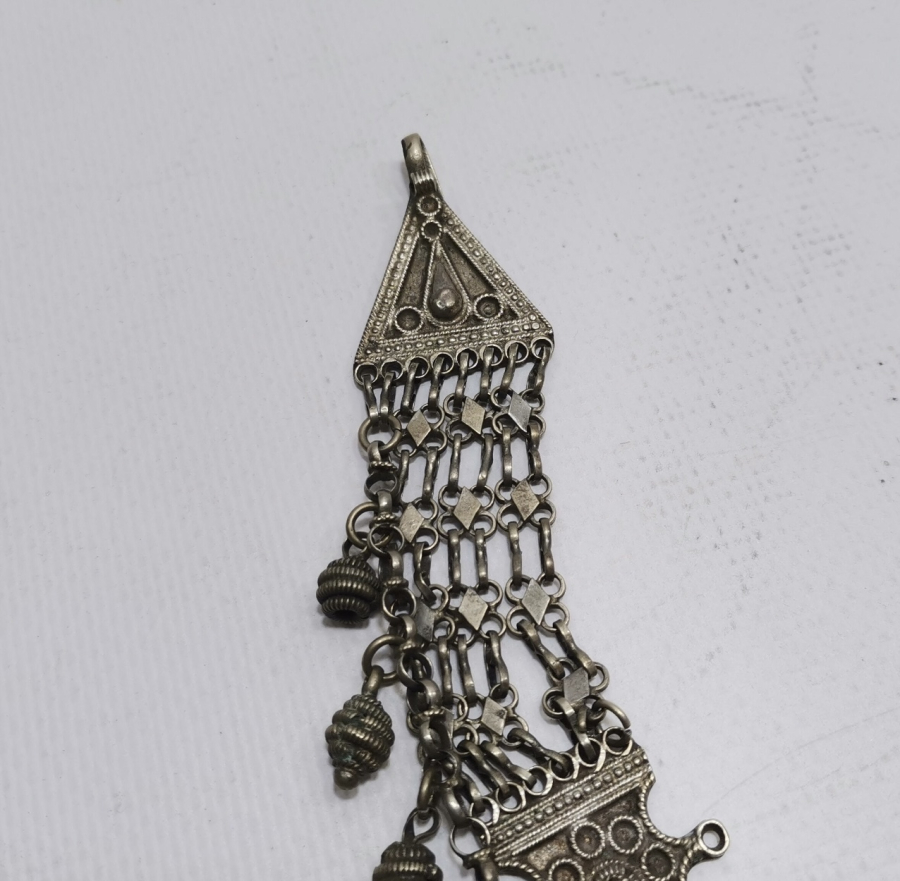 ÖZEL YAPIM ÇİFTLİ MODEL GÜMÜŞ KOLYE