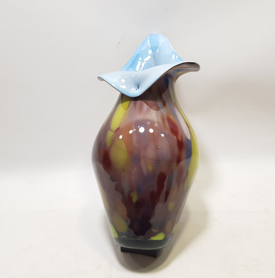 SANATÇI İŞİ ÖZEL YAPIM ANTİKA MURANO VAZO