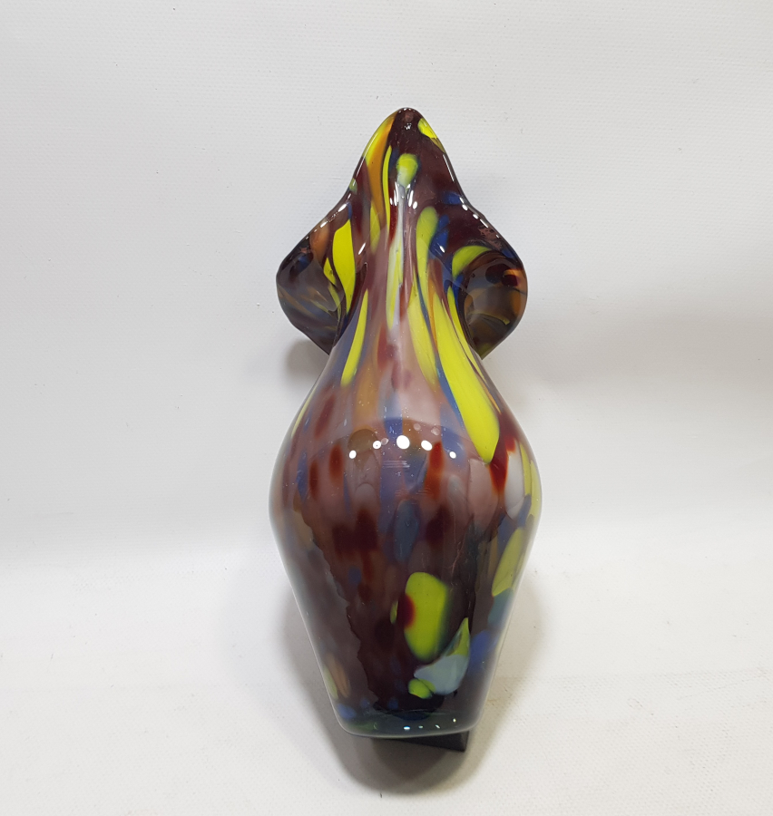 SANATÇI İŞİ ÖZEL YAPIM ANTİKA MURANO VAZO