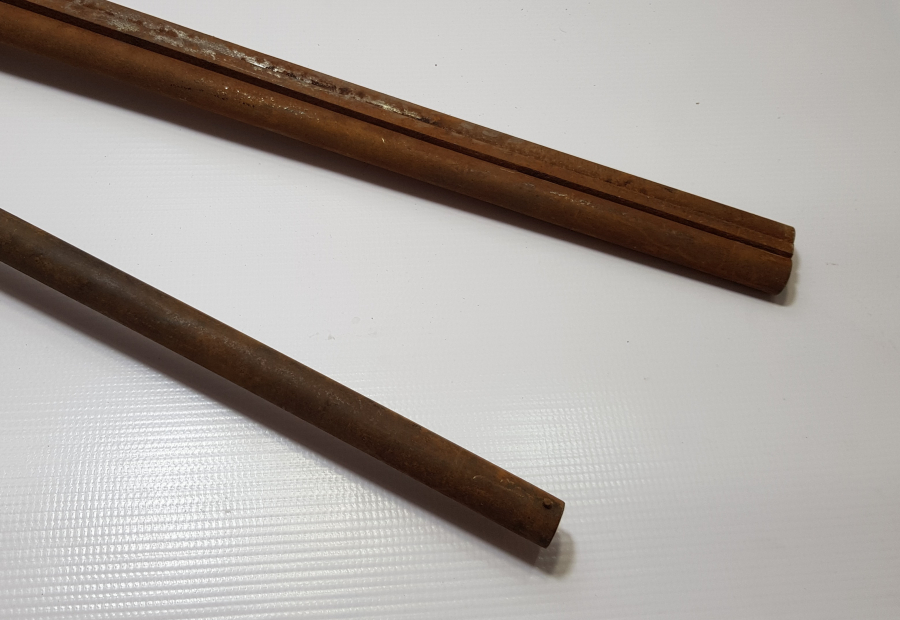 İKİ ADET ANTİKA TÜFEK NAMLUSU