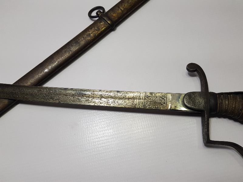 İGUANA DERİSİ SAPLI OSMANLI PAŞA KILICI