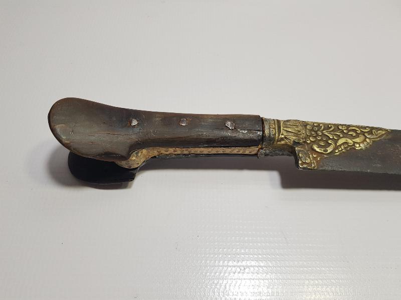 OSMANLI DÖNEMİ NAMLUSUNDA AYET YAZILI BALKAN TİPİ TÜRK YATAĞANI