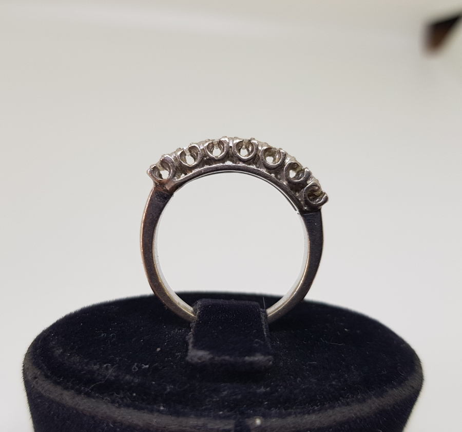 ANTİKA YEDİTAŞ PIRLANTA YÜZÜK