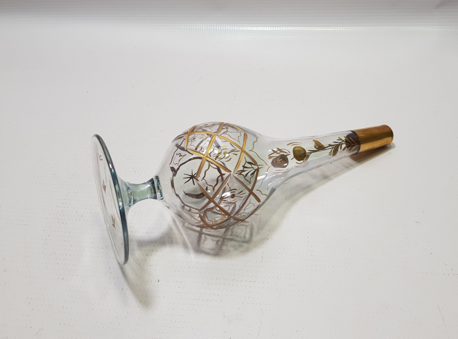 BEYKOZ TARZI YAPILMIŞ ALTIN VARAKLI ANTİKA GÜLEBDAN