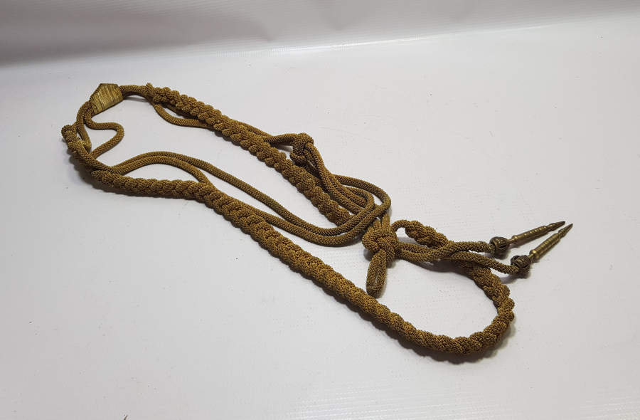 OSMANLI DÖNEMİ SIRMA İŞÇİLİKLİ YAVER KORDONU