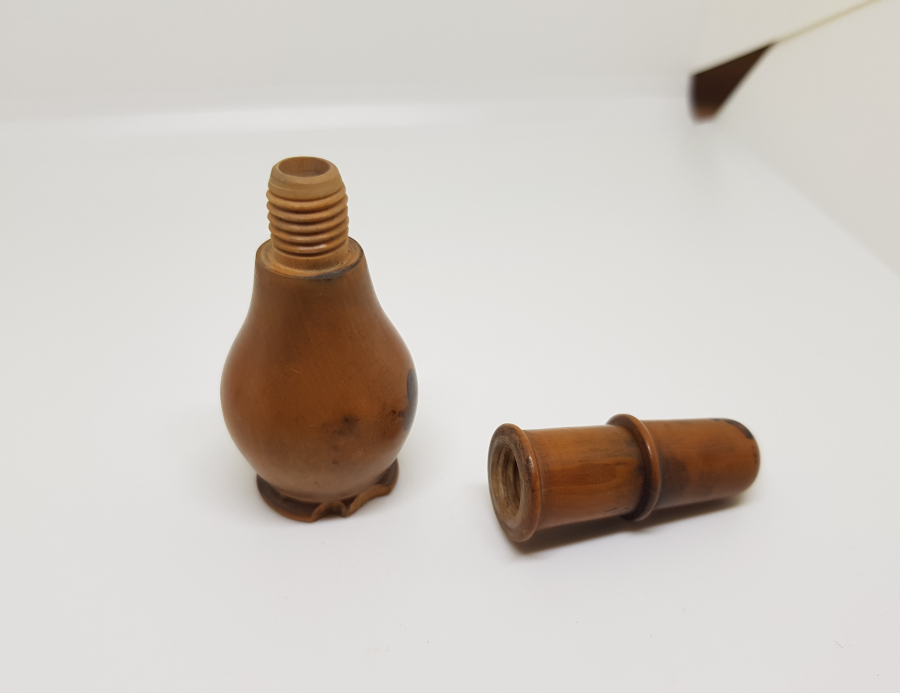 OSMANLI DÖNEMİ NADİR FORMDA MEVLEVİ SİKKELİ ŞİMŞİR KOKULUK