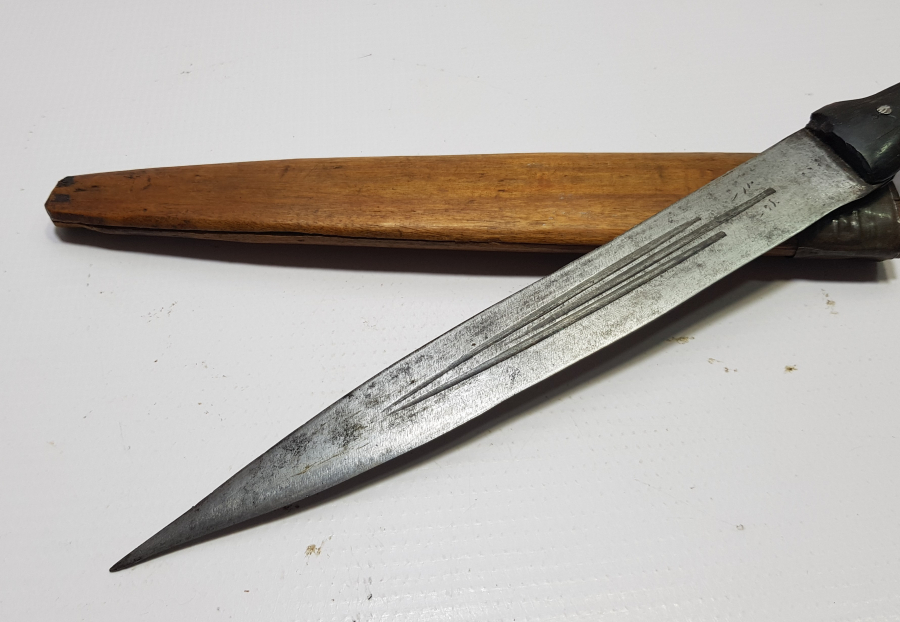 OSMANLI DÖNEMİ ÇİFTE BURSA DAMGALI REMZI USTA YAPIMI ÇOK NADİR BURSA KAMASI